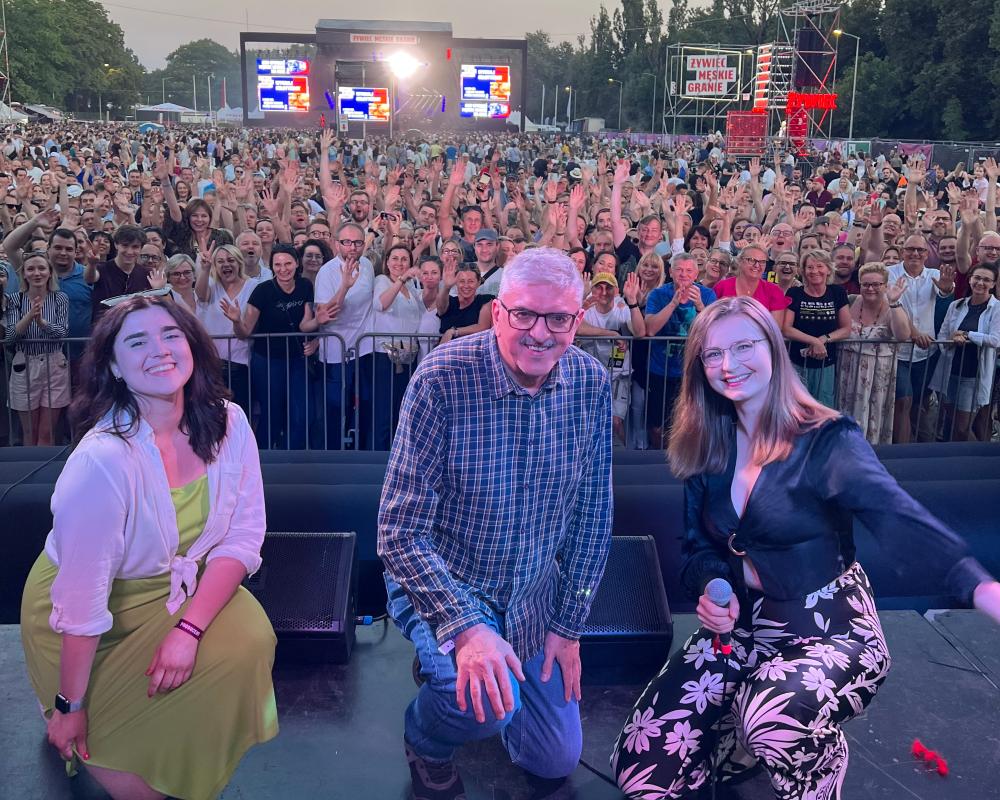 Męskie Granie 2023 - Marek Niedźwiecki na Scenie Radia 357 & SKODY
