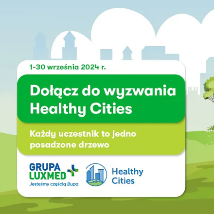 Znów bierzemy udział w wyzwaniu Healthy Cities!