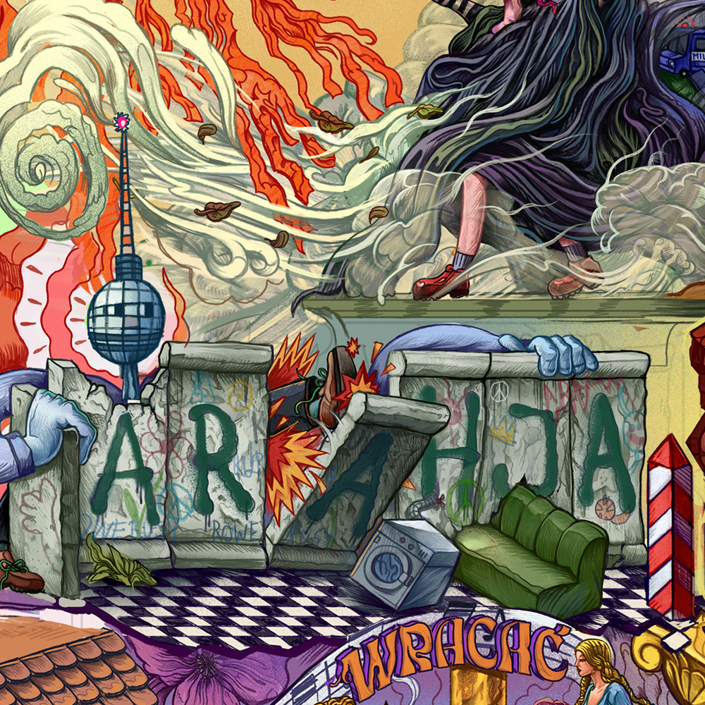 Mural Polski Top 2024 - #4 Kult - Arahja