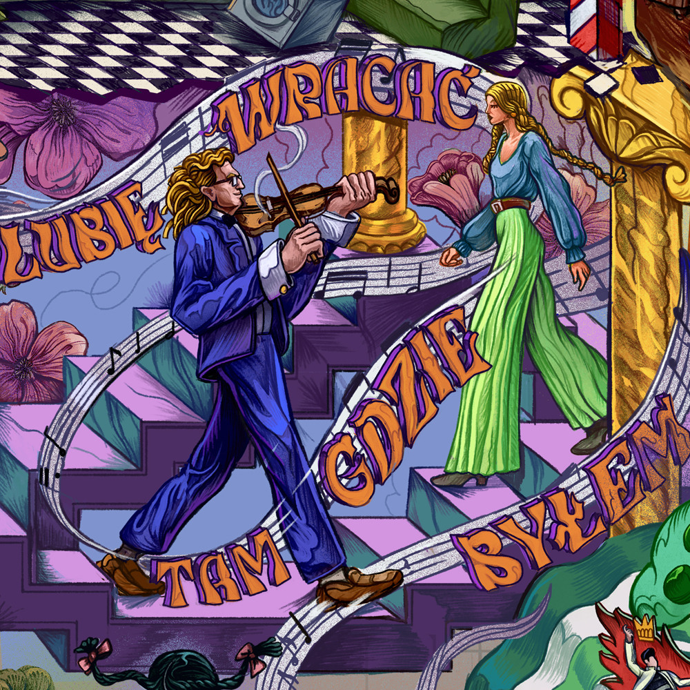 Mural Polski Top 2024 - #9 Zbigniew Wodecki - Lubię wracać tam, gdzie byłem