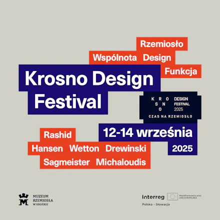 Zapraszamy na Krosno Design Festival 2025