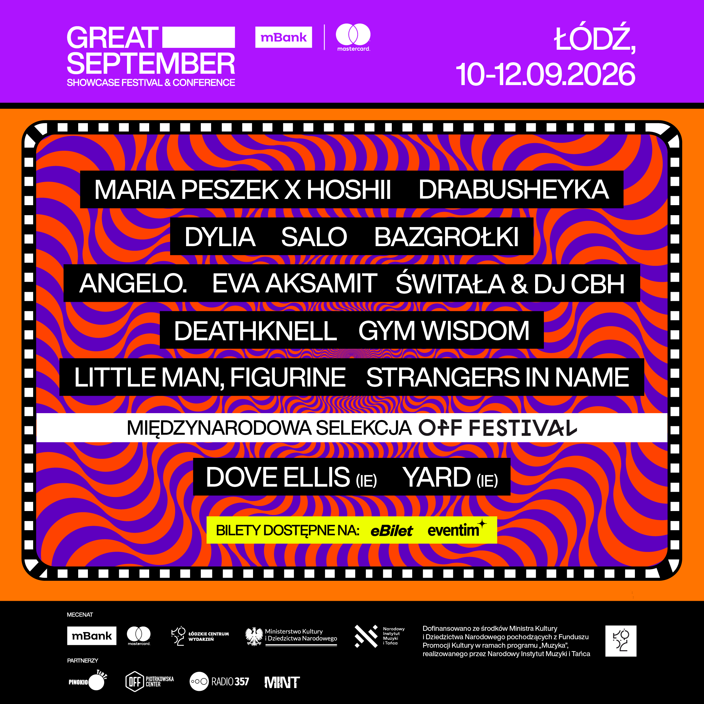 Nowe nazwiska w line-upie festiwalu Great September
