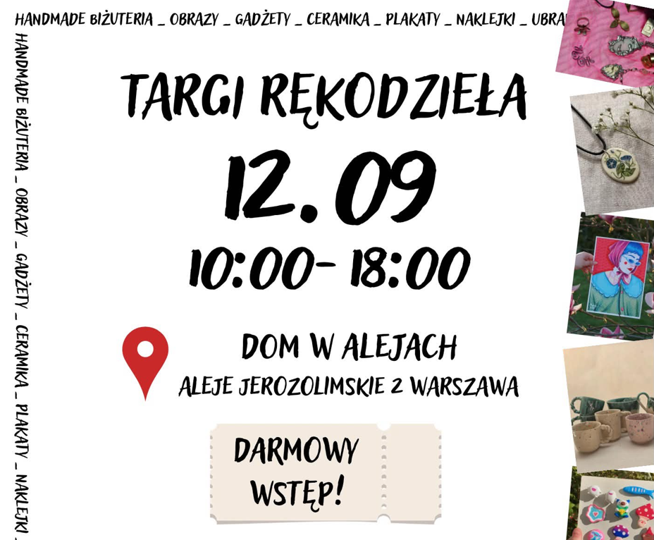 Ratujmy Twórczość - targi rękodzieła wracają do stolicy