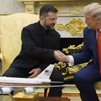 „Trump idzie zygzakiem”. Zełenski i delegacja UE w Białym Domu