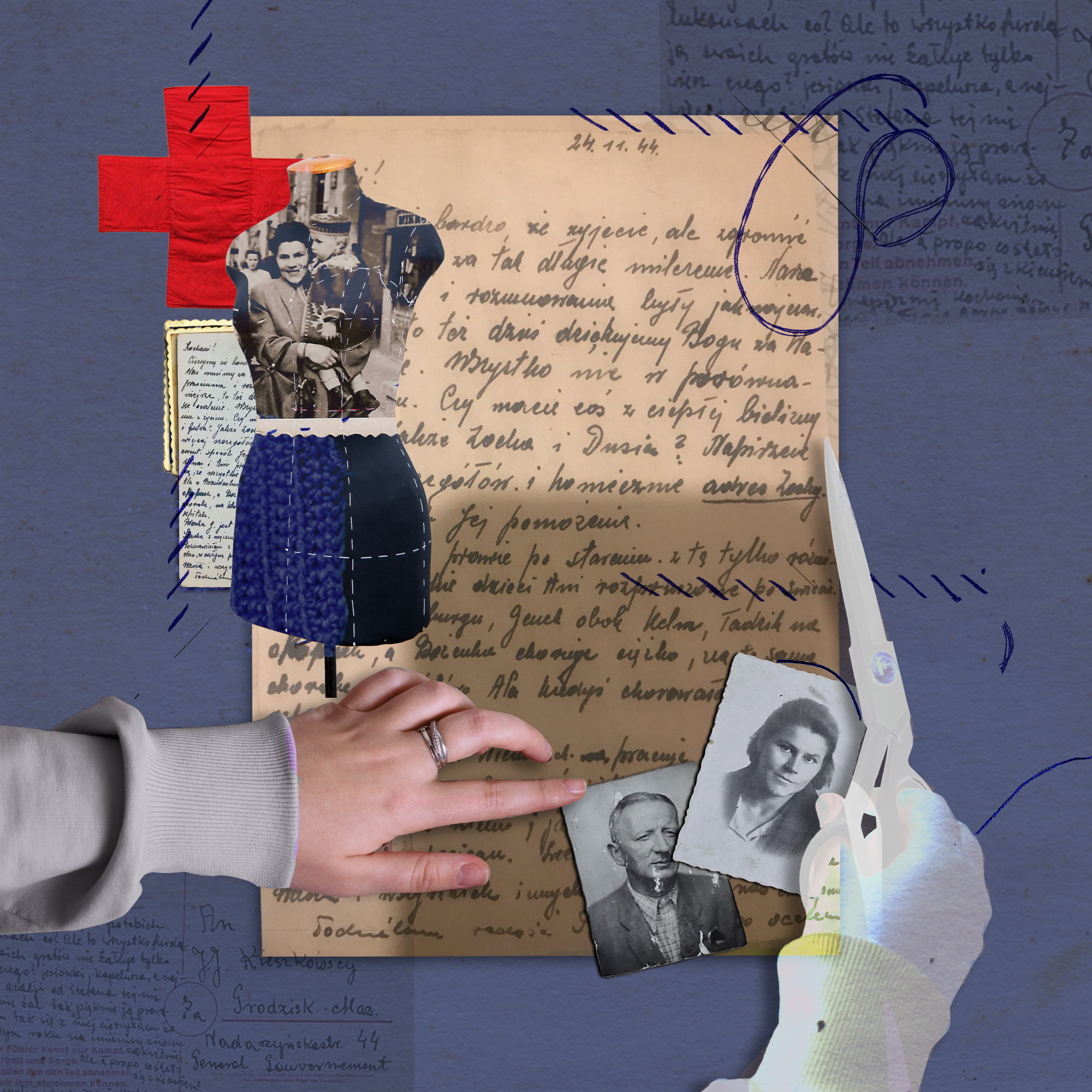 Ślad w kolorze niebieskim-Kim była dziewczynka w niebieskim płaszczyku?