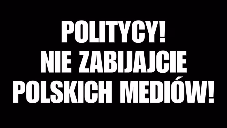 Rozmowy Popołudniówki - Protest mediów