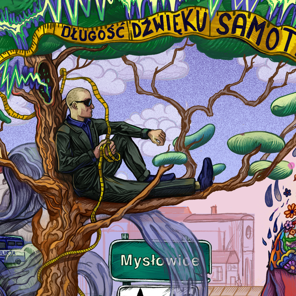 Mural Polski Top 2024 - #5 Myslovitz - Długość dźwięku samotności