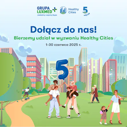 Bierzemy udział w wyzwaniu Healthy Cities!